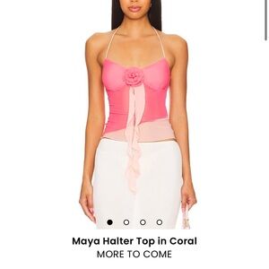 Revolve More to Come halter top size small